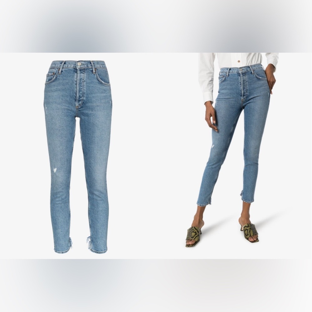 Agolde Blue Ankle & Cropped Jeans